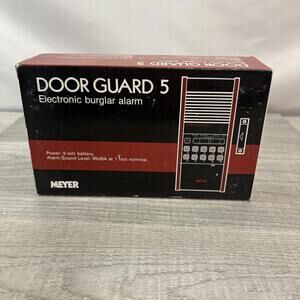 Vintage Meyer Door Guard 5 Electronic Burglar Alarm - NOS New In Box